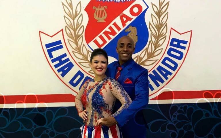 1º casal da União da Ilha ganha reforço de personal e espera está “fitness” para o carnaval 2024