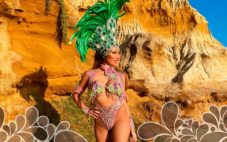 Lins Imperial terá musa australiana no seu próximo desfile Lins Imperial terá musa australiana no seu próximo desfile