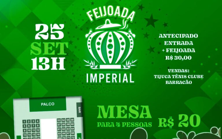 Império da Tijuca realiza segunda edição da Feijoada Imperial