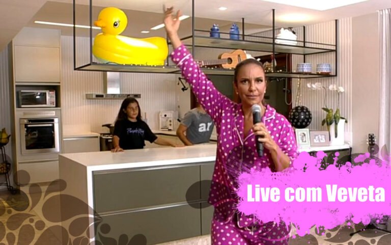 Ivete Sangalo, de pijama, viraliza em #live