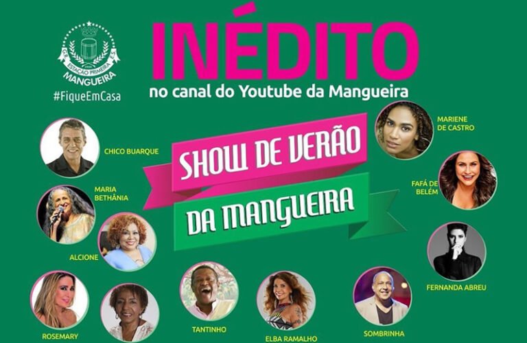 Show de Verão da Mangueira, domingo 18h