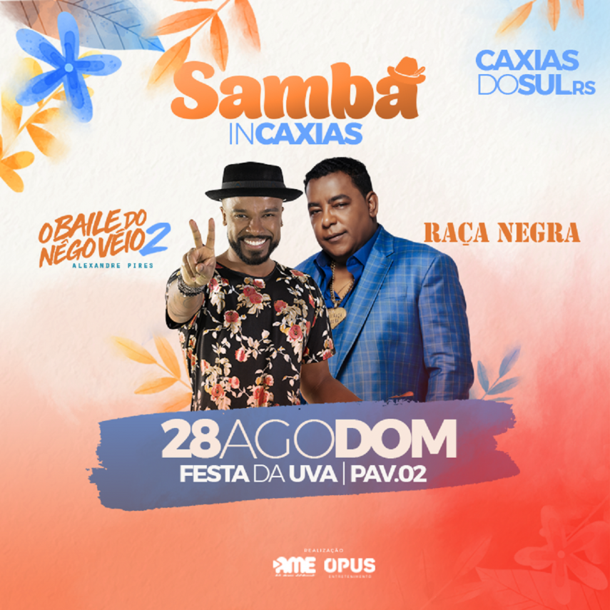 Raça Negra e Alexandre Pires no “Samba in Caxias”