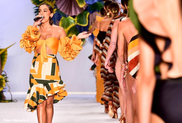 Samba sacode a SPFW com Anitta