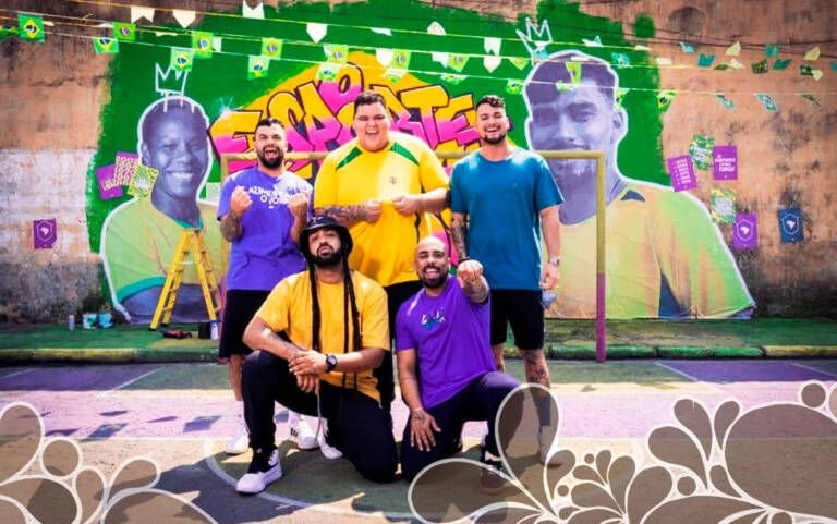 ‘Pagode do hexa’ com Menos é Mais, Lucas Paquetá e Formiga ‘Pagode do hexa’ com Menos é Mais, Lucas Paquetá e Formiga